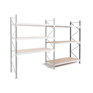 Manorga Anbau-Schwerlastregal EPSIVOL ZR2515604F4S himmelblau, braun 150,0 x 60,0 x 250,0 cm