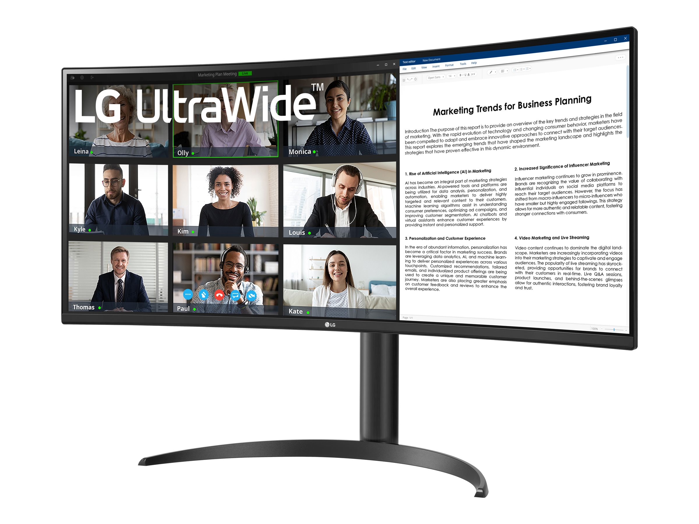 LG UltraWide 34WR55QK-B 86,42cm (34")