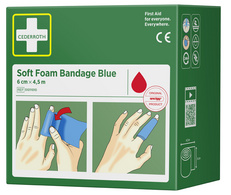 CEDERROTH Pflaster "Soft Foam Bandage", blau