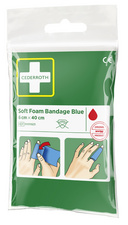 CEDERROTH Pflaster "Soft Foam Bandage", blau