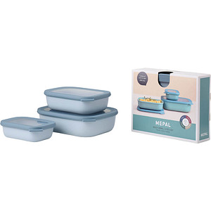 MEPAL Frischhaltedose Cirqula 7,0 cm hoch blau 0,5/1,0/2,0 l