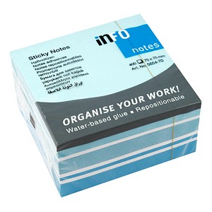 inFO Cube Haftnotizen Standard 5654-70 farbsortiert 1 St.