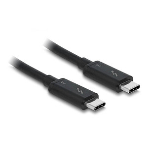DeLOCK Thunderbolt 3 USB-C-Stecker Kabel 1,0 m schwarz