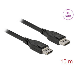 DeLOCK DisplayPort Kabel 8K 60 Hz 10,0 m schwarz