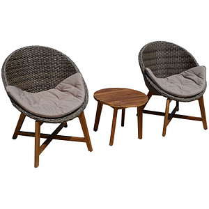 Garden Pleasure Sitzgruppe Reno grau