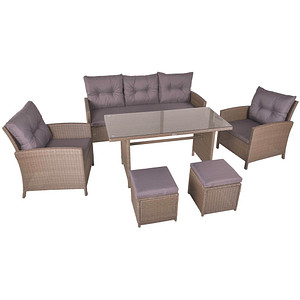 Garden Pleasure Sitzgruppe Sevilla braun
