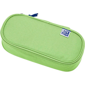 Oxford Schlamper-Etui, Polyester, oval, hellgrün
