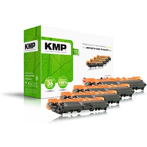 4 KMP B-T58V schwarz, cyan, magenta, gelb Toner ersetzen brother TN-242BK/TN-246CMY