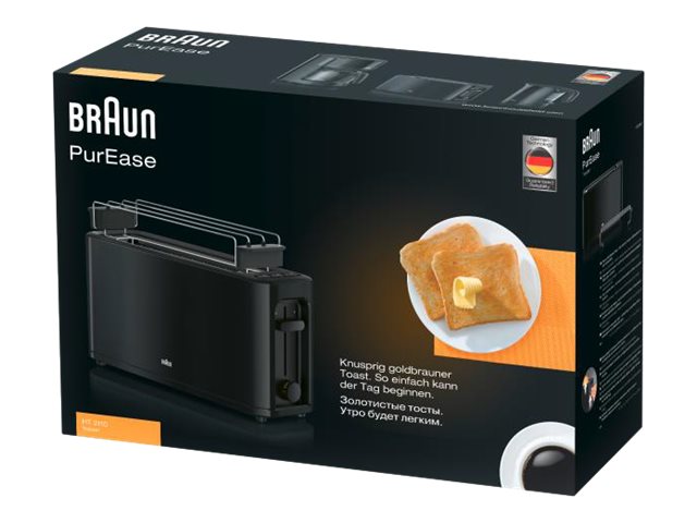 BRAUN HT3110BK Langschlitz Toaster