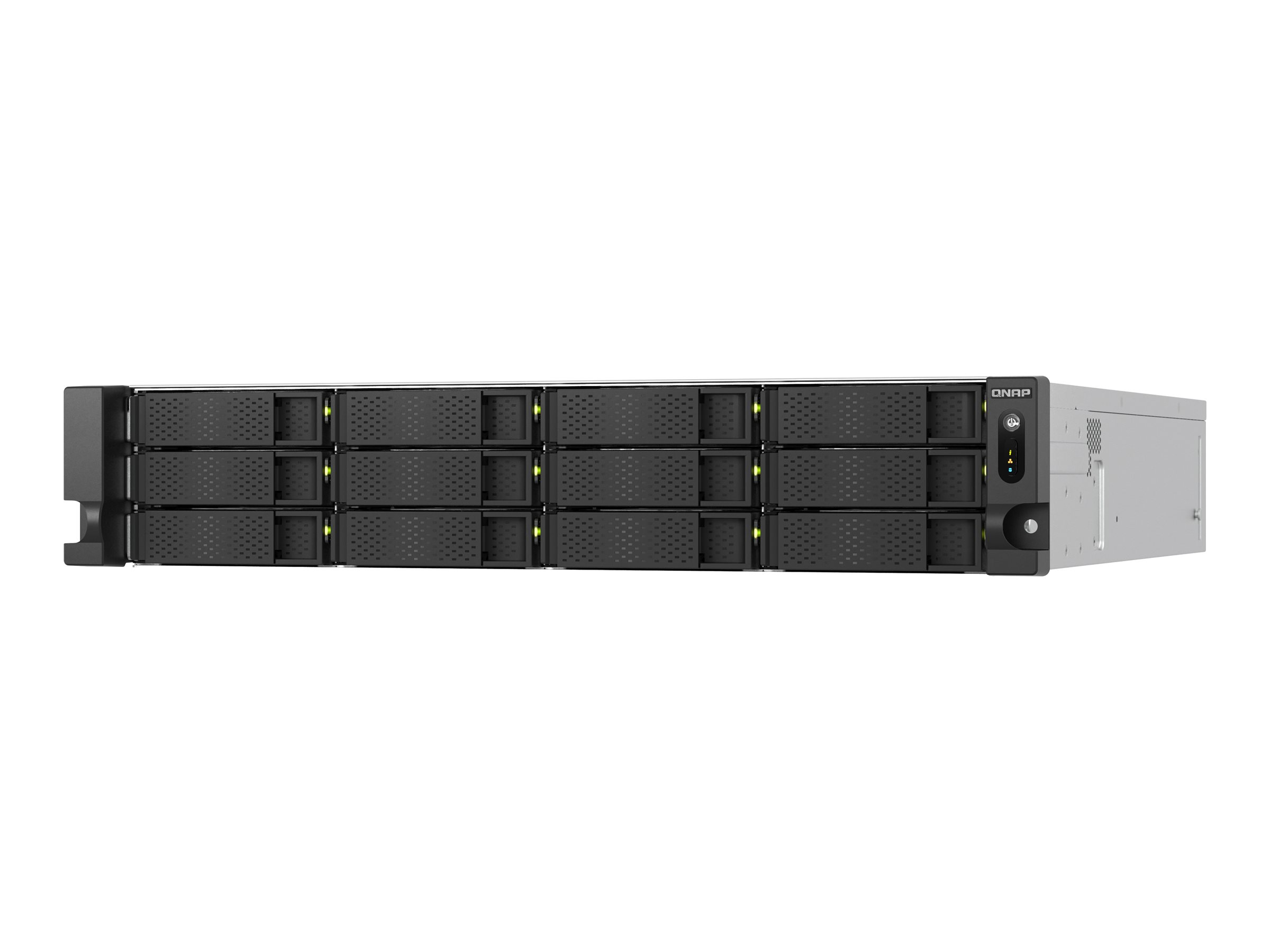 QNAP TS-h1277AXU-RP-R7-32G 2U 12-bay NAS AMD Ryzen 7 Pro 7745 8C/16T boost up t