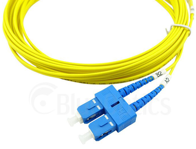 CBO BlueOptics LWL Patchkabel LC / SC SM G.652.D yellow 7,5m