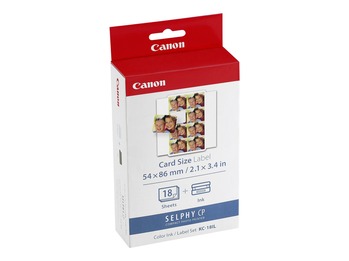 CANON KC-18IL Papier 8stk pro Blatt Stickerpapier für CP-100