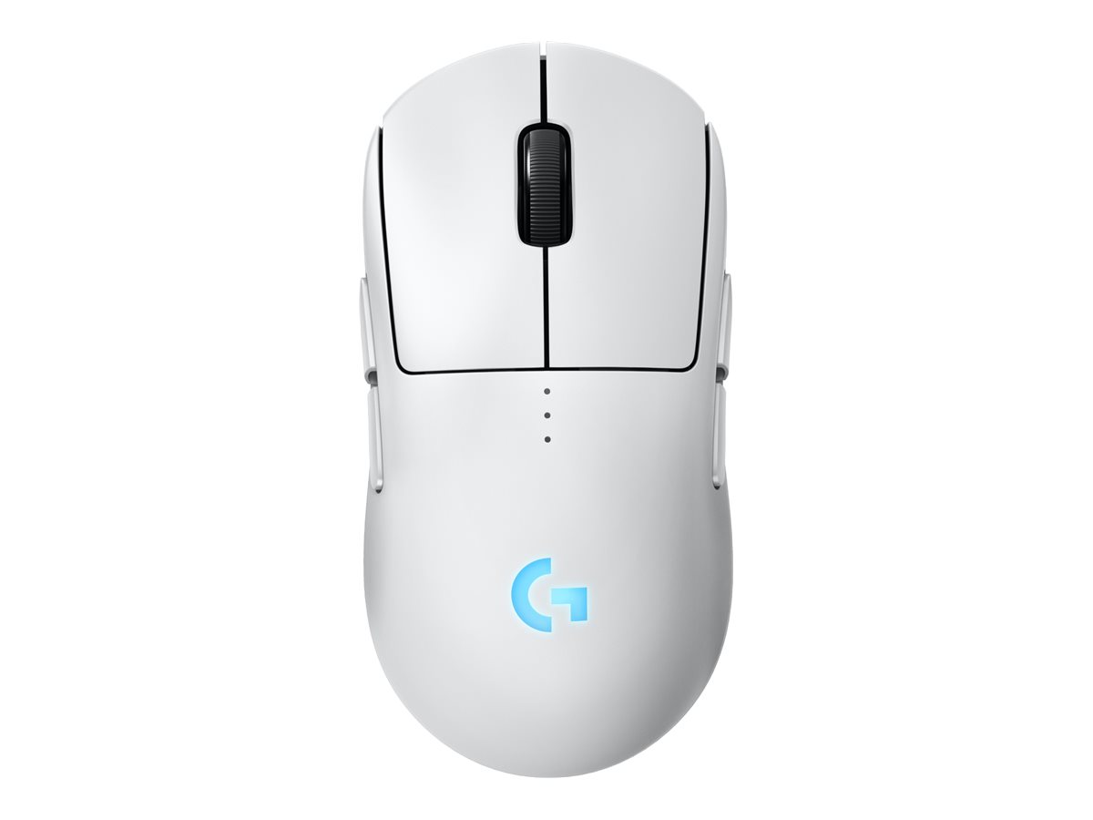 LOGITECH PRO 2 LIGHTSPEED Weiß Gaming-Maus, Rechts- und Linkshändig, LIGHTSYNC 