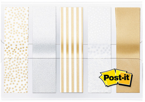 Post-it Haftmarker Index Mini Metallic, 11,9 x 43,2 mm