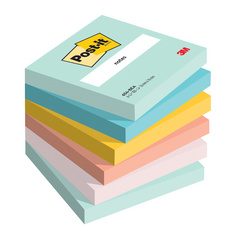 Post-it Haftnotizen Notes, 76 x 76 mm, Beachside Collection