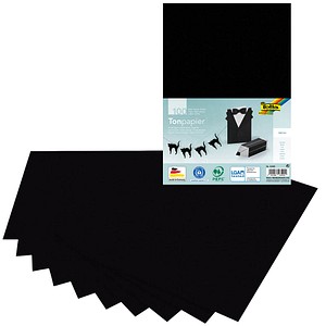 folia Tonpapier, DIN A4, 130 g/qm, schwarz