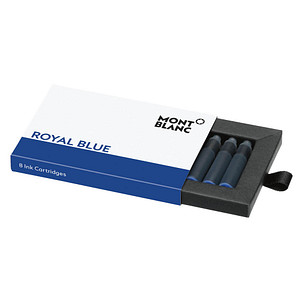 MONTBLANC 105193 Tintenpatronen für Füller königsblau 8 St. MONTBLANC 105193 Tintenpatronen für Füller königsblau 8 St.