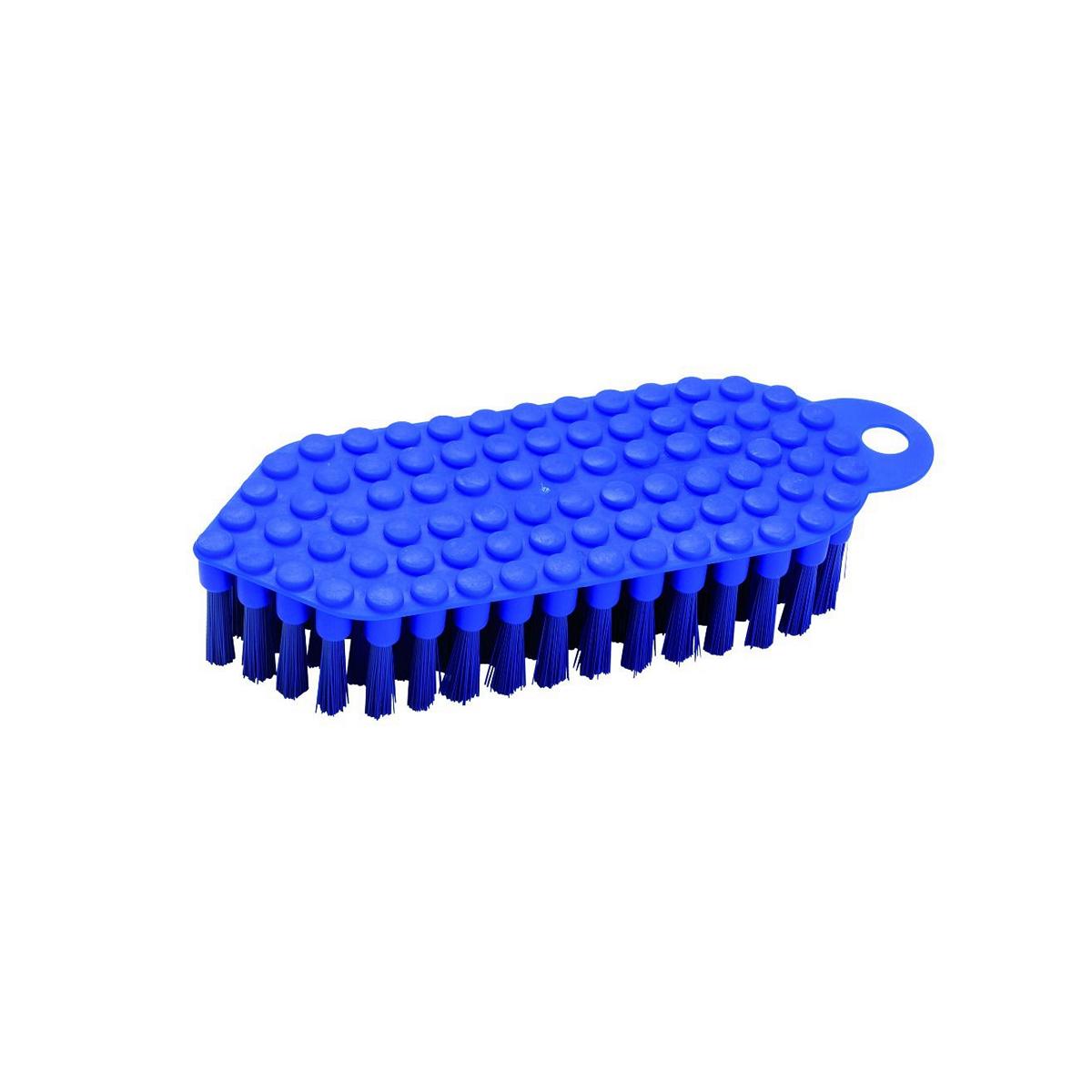 Scheuerbürste/Flexo-Bürste | blau mittelhart