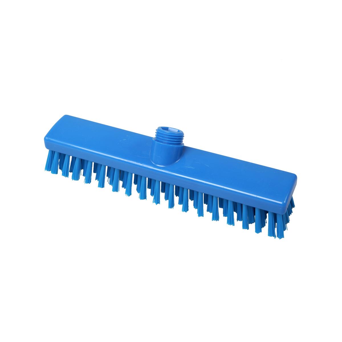 Hygiene - Schrubber, Außengewinde mit Innensechskant, 28 cm | blau passender Stiel mit Sechskant oder Haug-Stiele mit Achtkant mit Adapter ||63561|| oder normale Gewindestiele mit Adapter für Artikel ||63562|| + ||63563|| + ||63561||