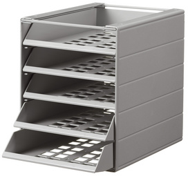 DURABLE Schubladenbox IDEALBOX BASIC 5, mit 5 Schubladen mit offenen Schubladen