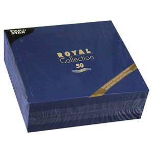 PAPSTAR Dinner-Servietten "ROYAL Collection", dunkelblau