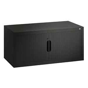 CP Omnispace Aufsatz-Rollladenschrank schwarzgrau keine Fachböden 100,0 x 42,0 x 45,0 cm