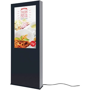 Showdown® Displays Digitale Outdoor-Stele Infostele mit LED-Display 138,7 cm (54,6 Zoll) Showdown® Displays Digitale Outdoor-Stele Infostele mit LED-Display 138,7 cm (54,6 Zoll)
