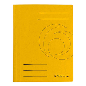 herlitz Schnellhefter Quality Karton gelb DIN A4