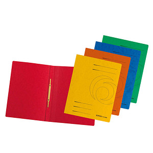 HERLITZ Schnellhefter easyorga, A4, Colorspankarton, farbig 355 g-qm, Metalldec