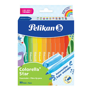 Pelikan Fasermaler colorella star, 30er Kartonetui