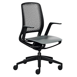 sedus Bürostuhl se:motion, EM-801/001 grau, schwarz, schwarz Kunststoff sedus Bürostuhl se:motion, EM-801/001 grau, schwarz, schwarz Kunststoff