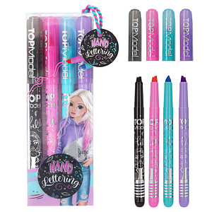 4 DEPESCHE TOPModel Handlettering-Set farbsortiert