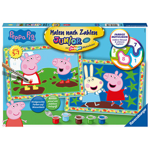 Ravensburger Malen-nach-Zahlen Peppa Pig mehrfarbig