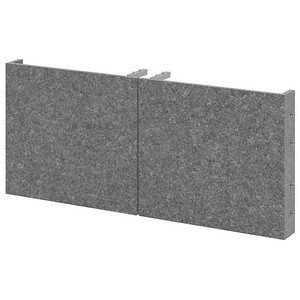 HAMMERBACHER FlexWall Türen grau 32,6 cm