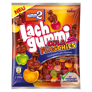nimm2® Lachgummi Cola Flaschies Fruchtgummi 200,0 g