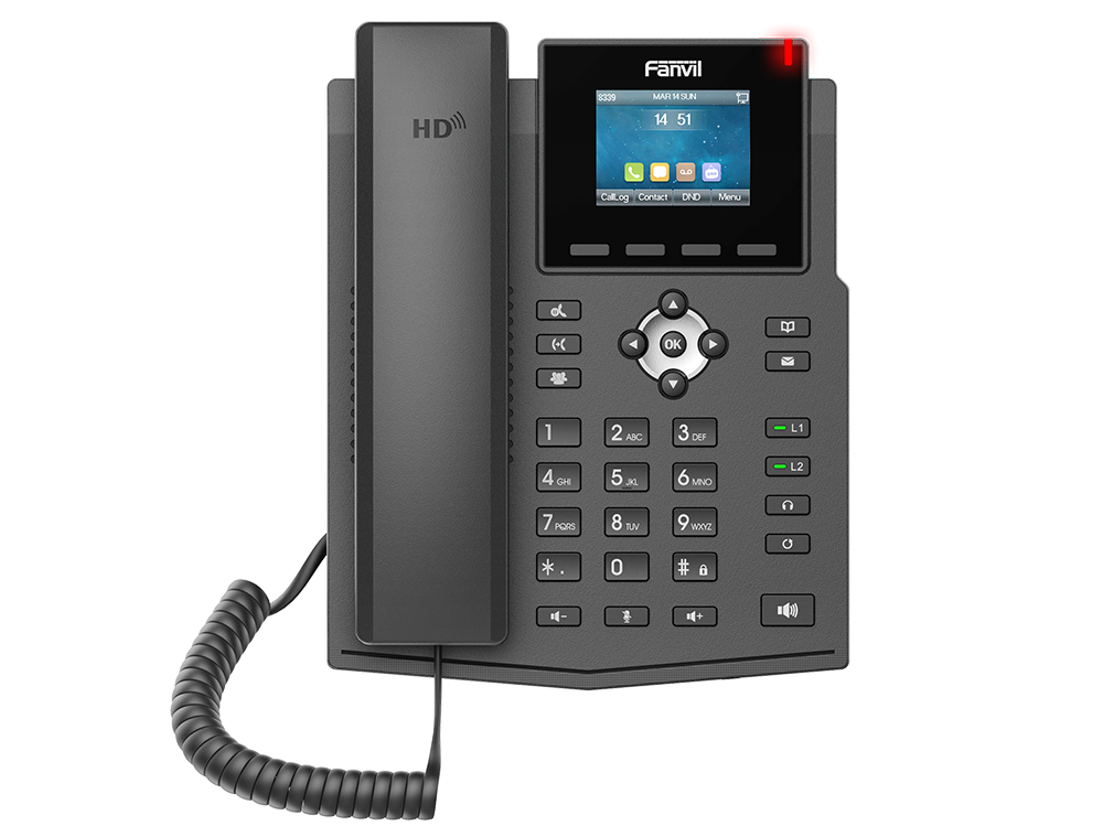 FANVIL WiFI Telefon X3SW schwarz