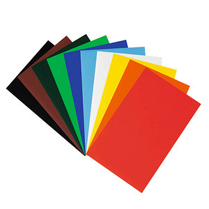 folia Buntpapier gummiert farbsortiert 50 St.