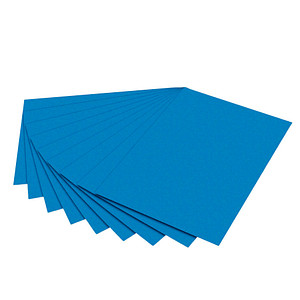 folia Fotokarton, DIN A4, 300 g/qm, mittelblau