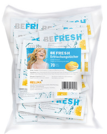 HELLMA Erfrischungstuch "befresh", im Polybeutel HELLMA Erfrischungstuch "befresh", im Polybeutel