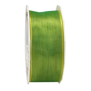 PRÄSENT Geschenkband Four Seasons seidenmatt limette 40,0 mm x 25,0 m