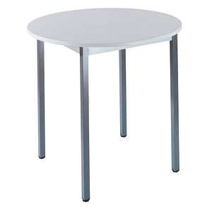 SODEMATUB Universaltisch 80ROGG, rund,  800 mm, grau/grau