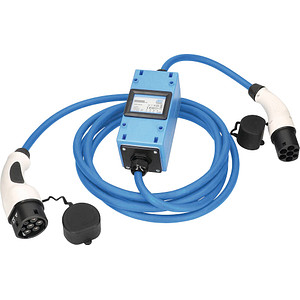 as-Schwabe MODE 3 mit MIXO Stromzähler Ladekabel für Elektroautos Typ 2 auf Typ 2 blau 400 V, 16 A, 11,0 KW, 5,0 m as-Schwabe MODE 3 mit MIXO Stromzähler Ladekabel für Elektroautos Typ 2 auf Typ 2 blau 400 V, 16 A, 11,0 KW, 5,0 m