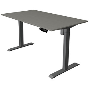 kerkmann Sitz-Steh-Schreibtisch Move 1, (B)1.400 mm, graphit
