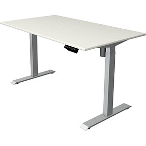 kerkmann Sitz-Steh-Schreibtisch Move 1, (B)1.400 mm, weiß