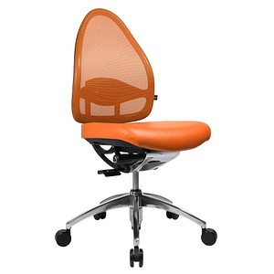 Topstar Bürostuhl Open Base, J490AS14 orange, alu Stoff