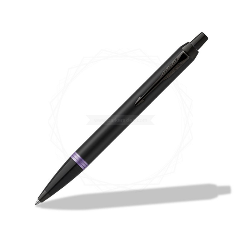 PARKER Kugelschreiber IM Vibrant Purple PVD           M Blau