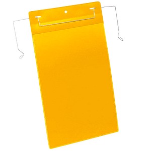 DURABLE 175304 Drahtbügeltasche Gelb (B x H) 210 mm x 297 mm DIN A4 hoch