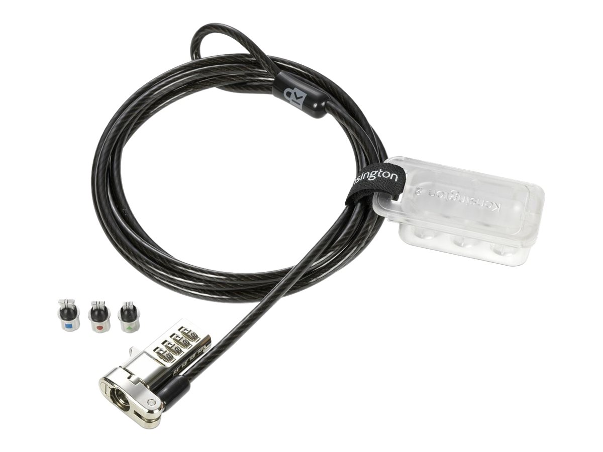 KENSINGTON Notebookschloss Universell 3in-1 Kombination