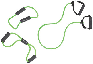 SCHILDKRÖT Expander-Set, 3-teilig, schwarz/grün