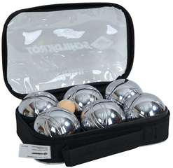 SCHILDKRÖT Boule / Boccia / Petanque-Set, Stahl